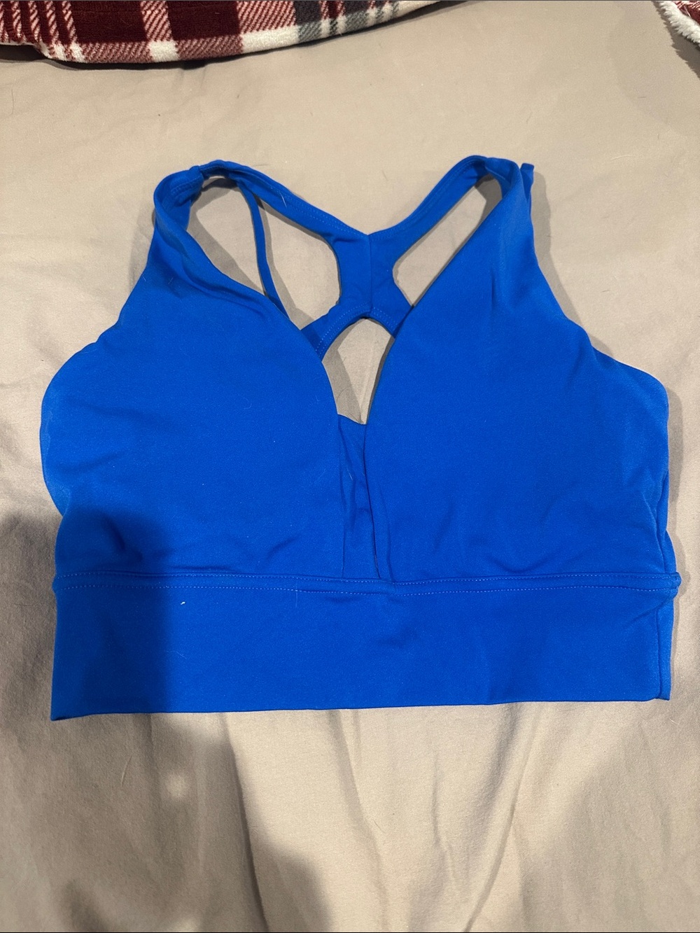 BuffBunny Electric Blue Strappy Sports Bra